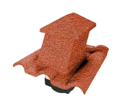 Вентилятор кровельный для композитной черепицы Metrotile HV15-15 Gallo терракотовый