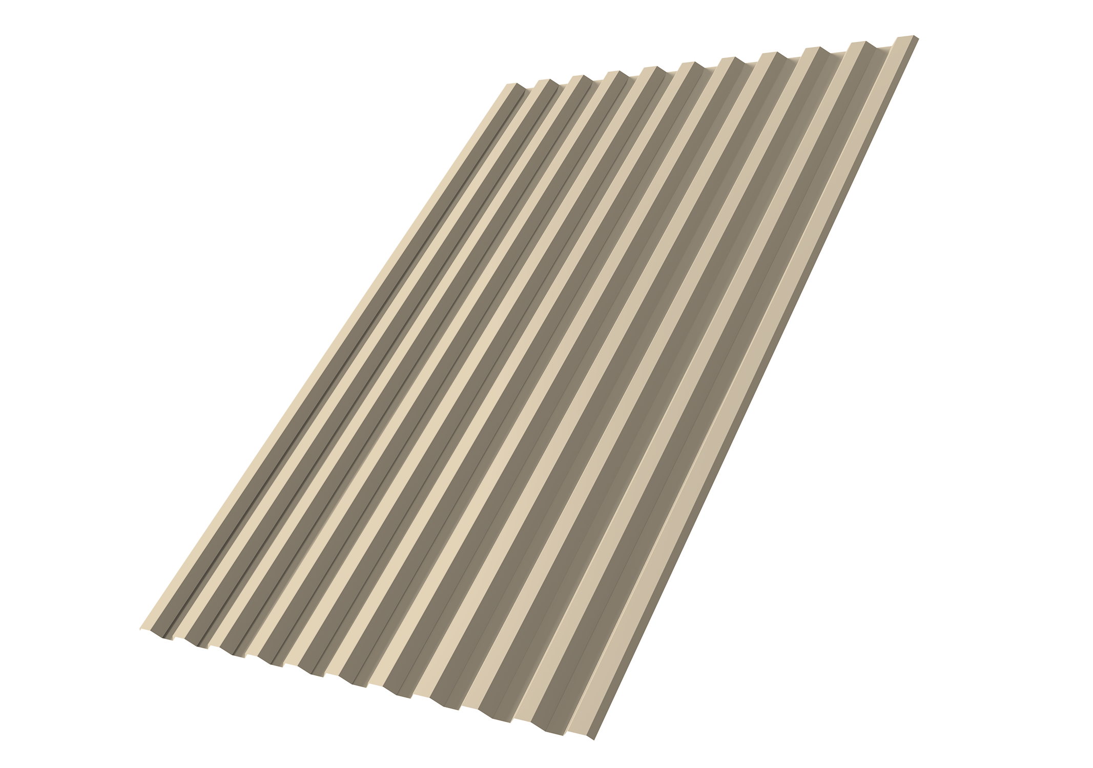 Профнастил С21R Grand Line 0,5 Satin RAL 1015 светлая слоновая кость