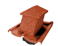 Вентилятор кровельный для композитной черепицы Metrotile HV15-15 Mistral терракотовый