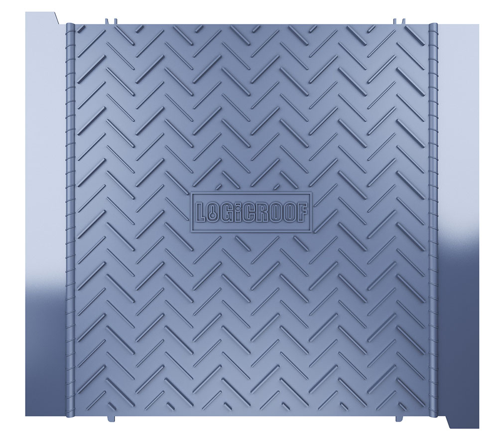 ПВХ Технониколь Logicroof Walkway Puzzle дорожка серая 0,6х0,6м