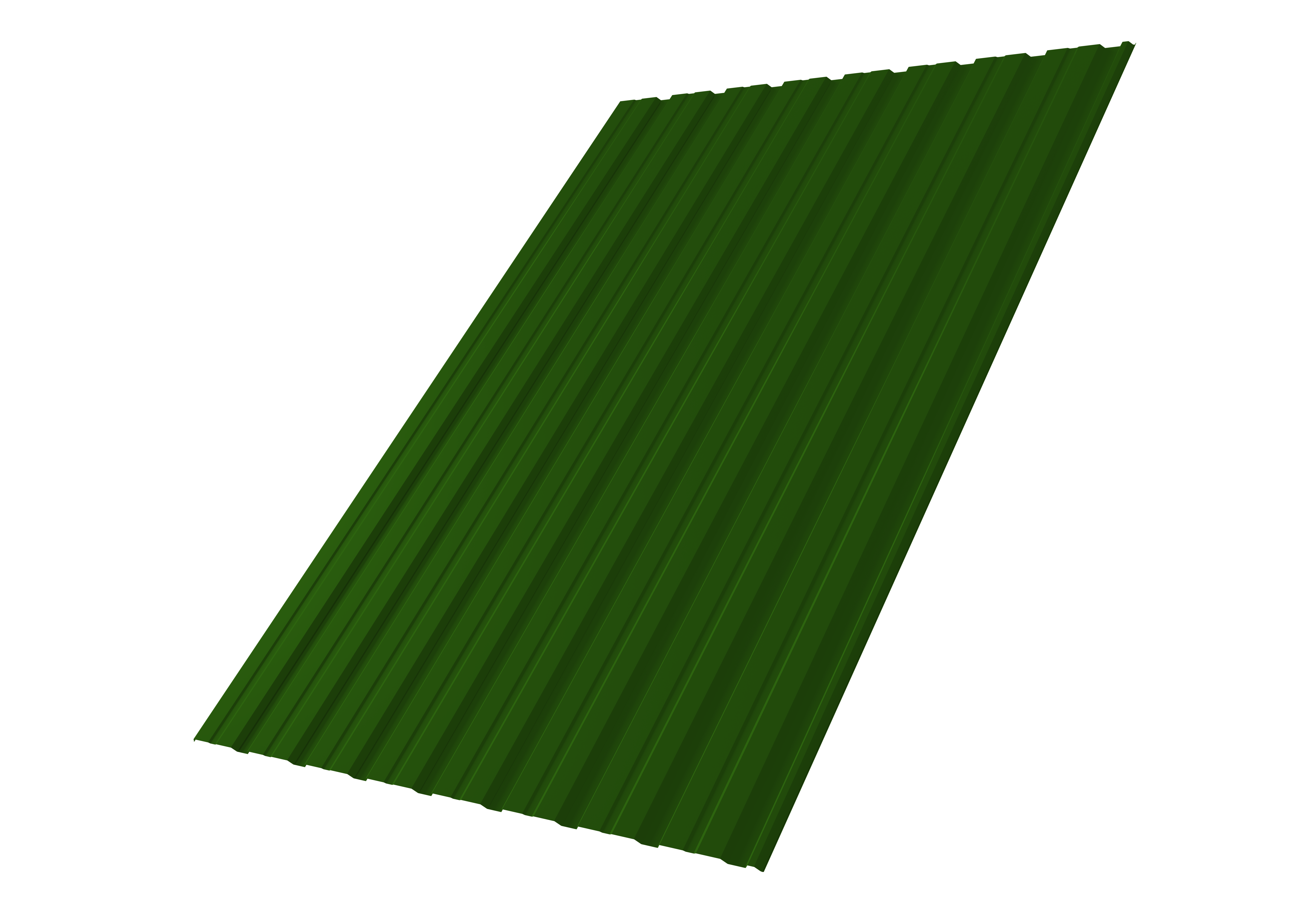 Профнастил С10R Grand Line 0,45 PE RAL 6002 лиственно-зеленый