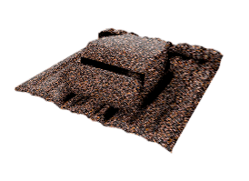 Вентилятор кровельный для композитной черепицы Metrotile RV75 MetroShake 2 кофе