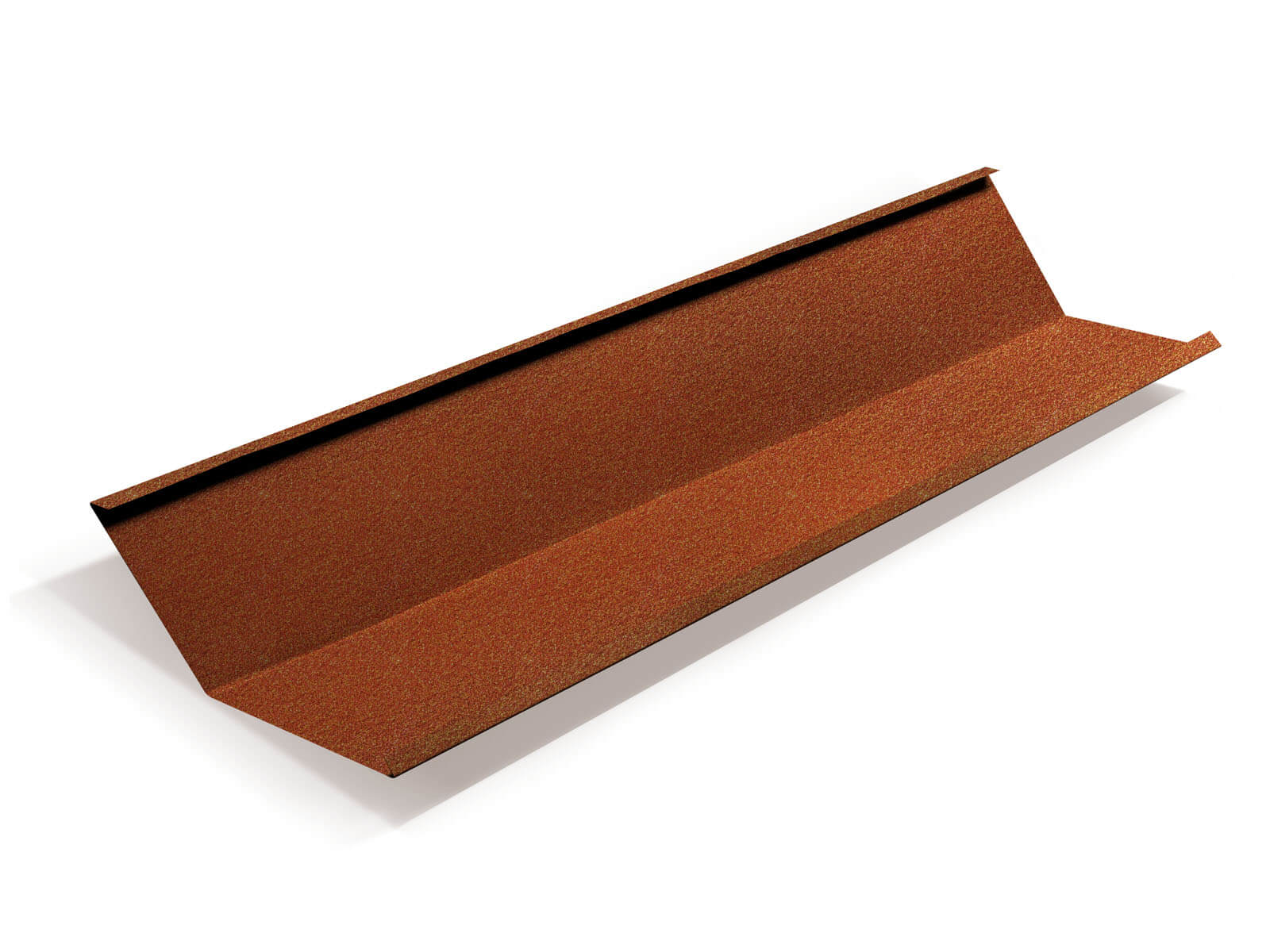 Ендова для композитной черепицы Metrotile терракотовый