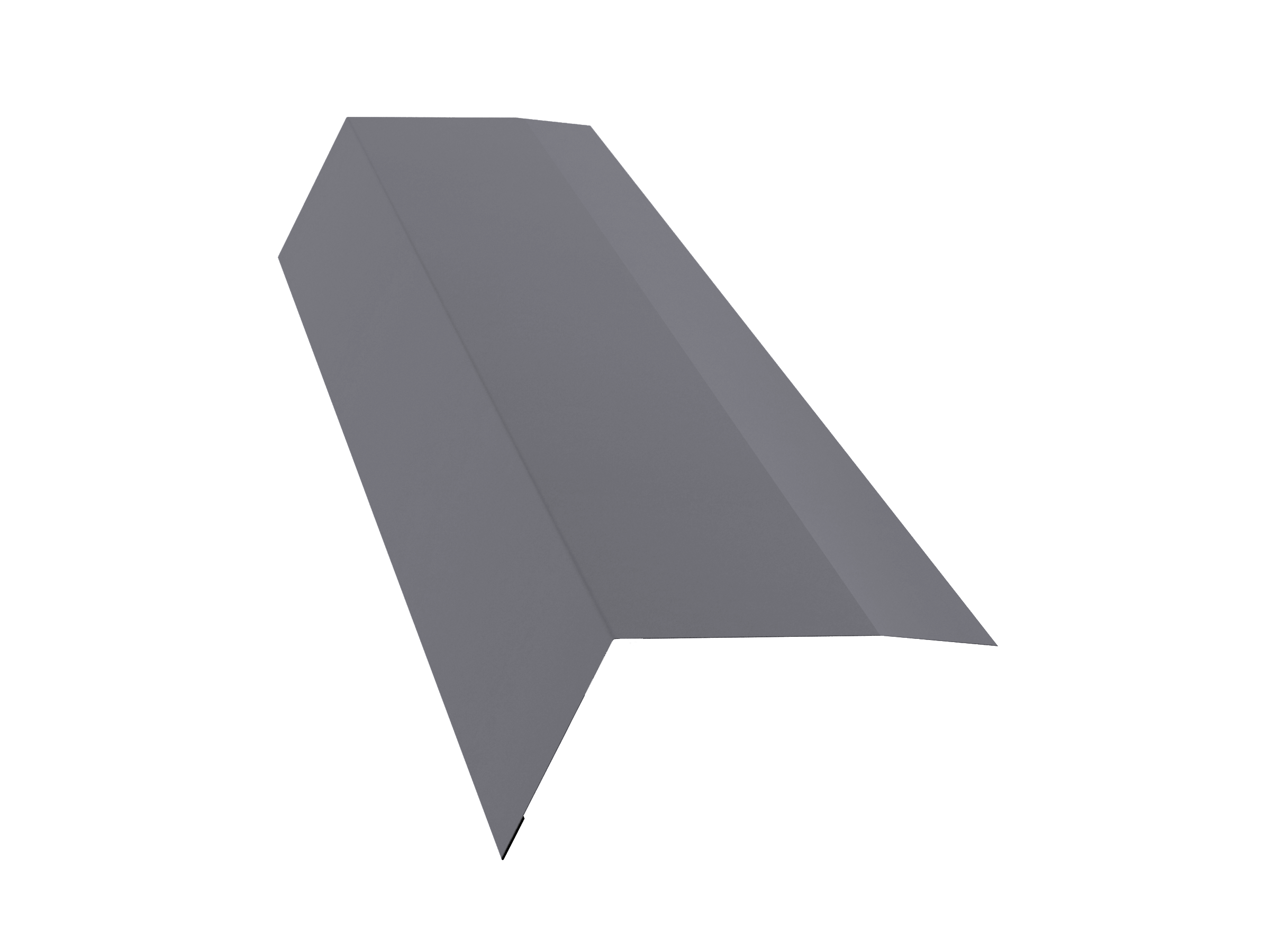 Планка карнизная 100х65 0,4 PE с пленкой RAL 7004 сигнальный серый (2м)