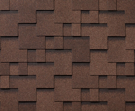 Черепица гибкая RoofShield Классик Модерн коричневый топаз