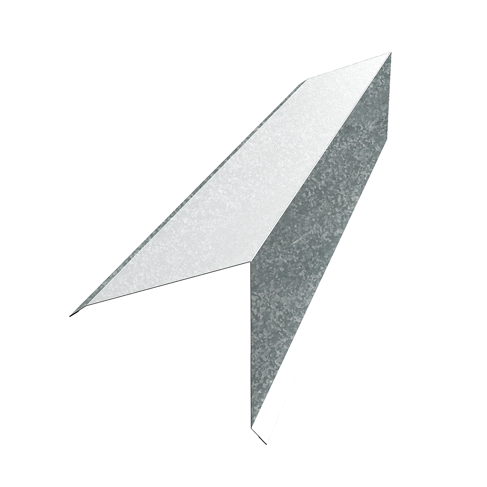 Планка конька односкатной кровли Grand Line 160x160 0,5 Zn (2м)