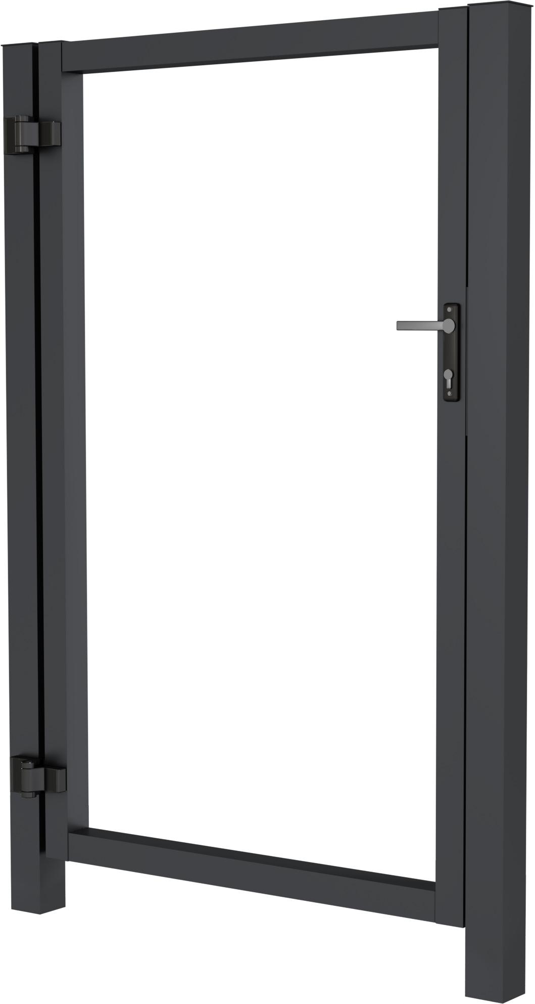 Калитка Жалюзи Puma Lock 1,68х1 RAL 7024 без заполнения тип А