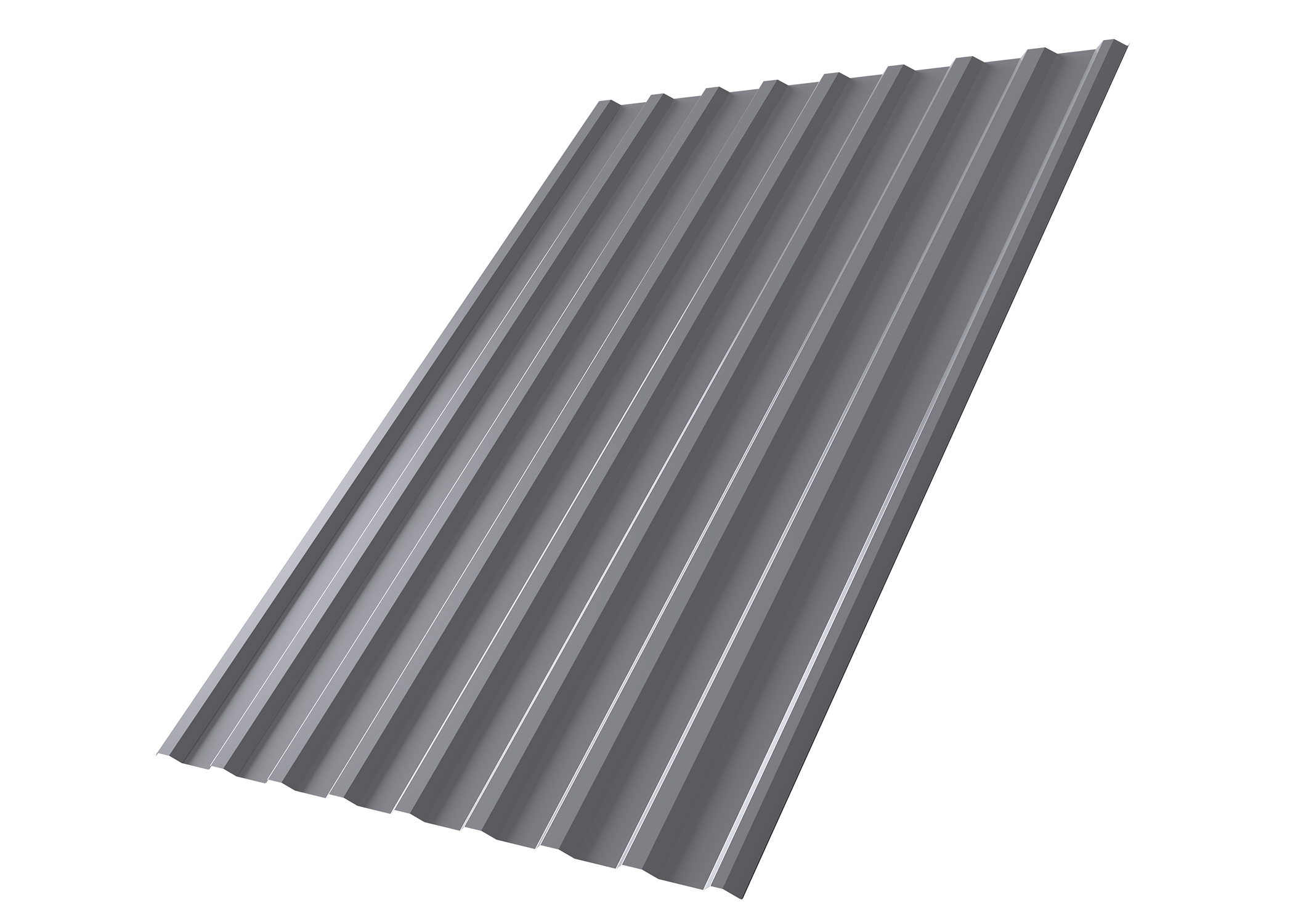 Профнастил С20R Grand Line 0,45 PE lite с пленкой RAL 7004 сигнальный серый