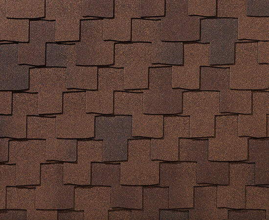 Черепица гибкая RoofShield Премиум Фьюжн мускатный орех