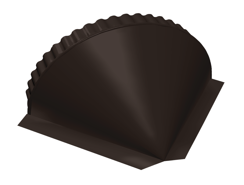 Заглушка конусная 0,5 Drap TX RR 32 темно-коричневый