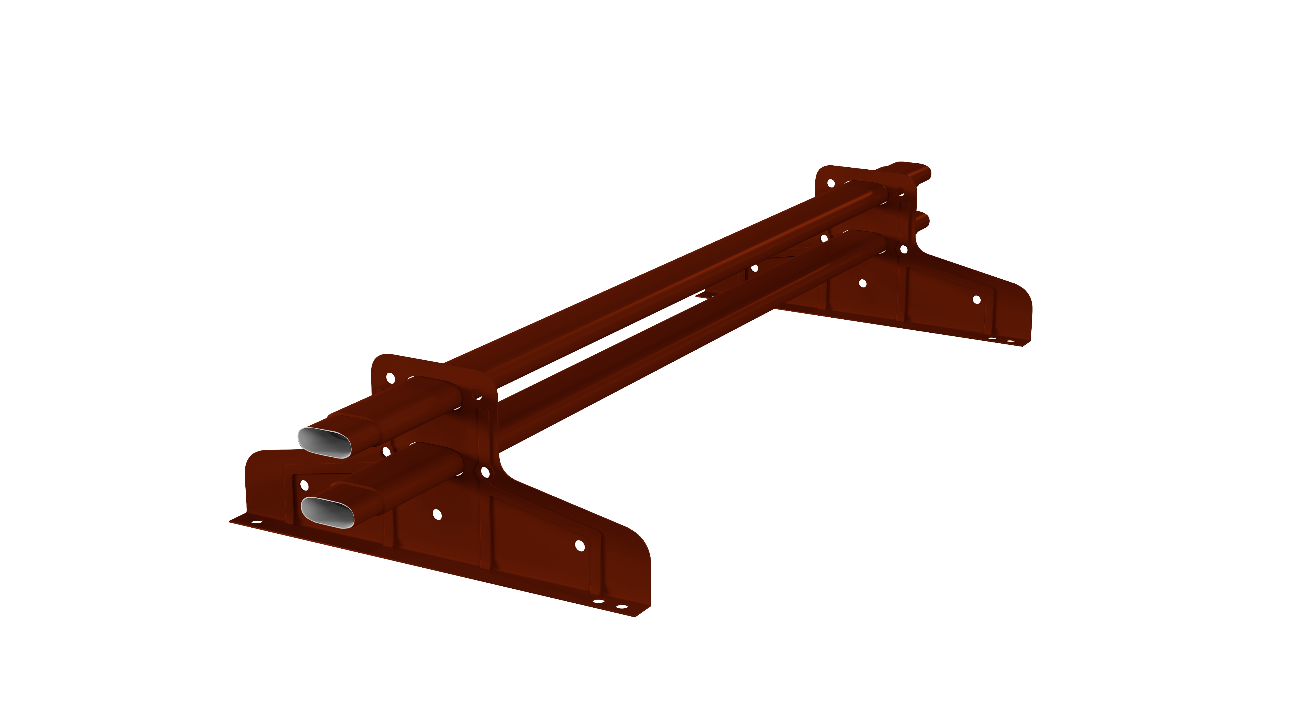 Снегозадержатель Стандарт Т4 d 40х20 RAL 3009 (1м)