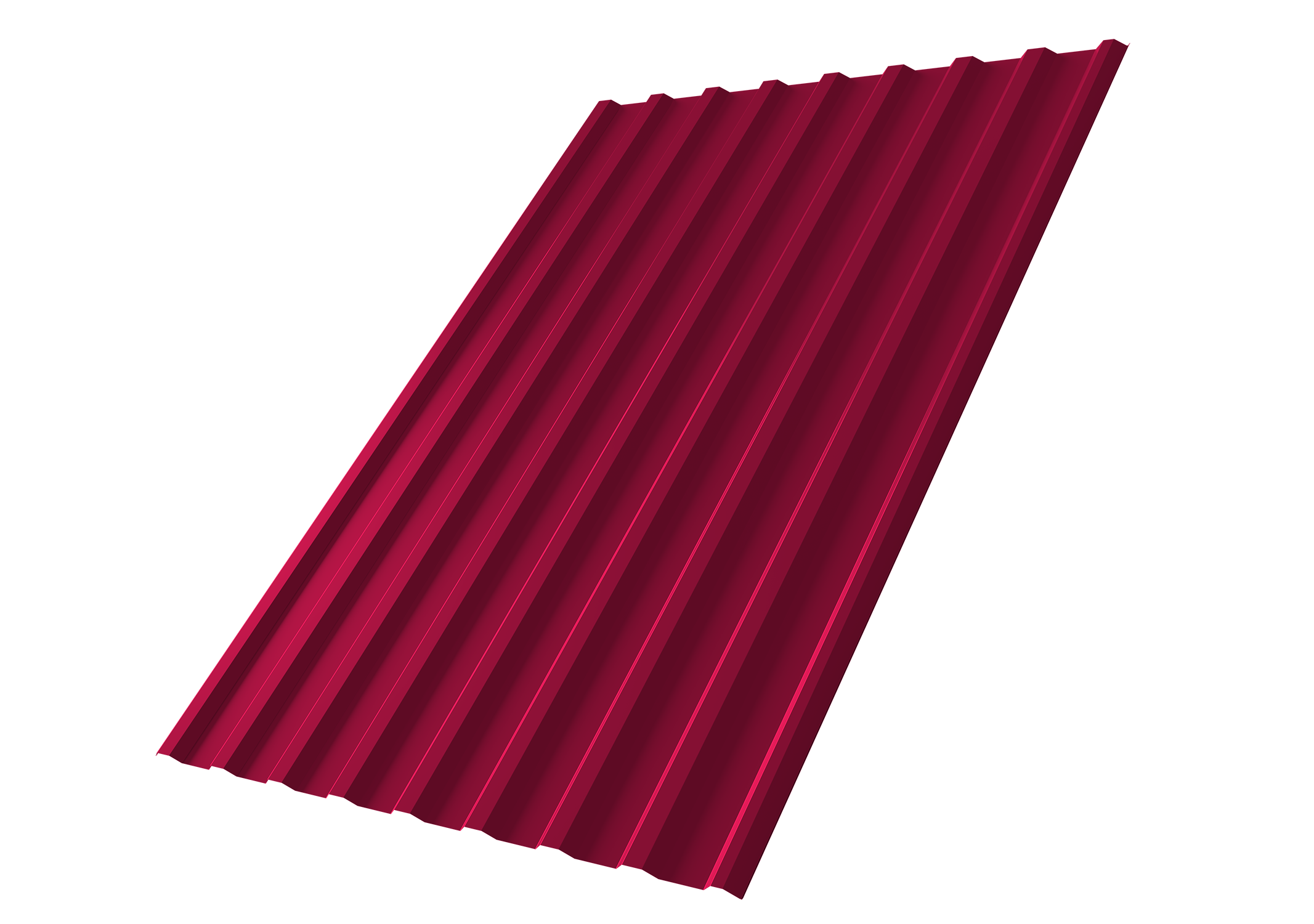 Профнастил С20R Grand Line 0,45 PE RAL 3003 рубиново-красный