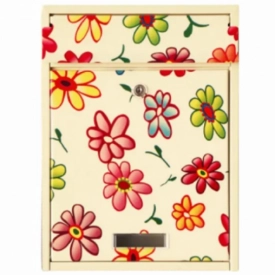 Ящик почтовый с принтом Цветы, арт 65.377