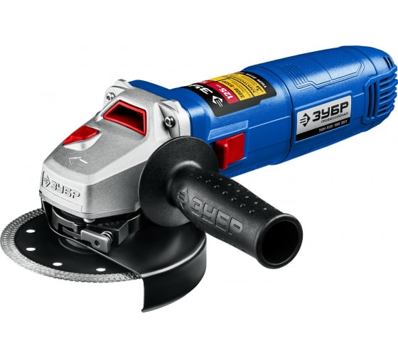 Машина углошлифовальная Зубр Профессионал 1500Вт 125мм (УШМ-П125-1500 ЭПСТ)