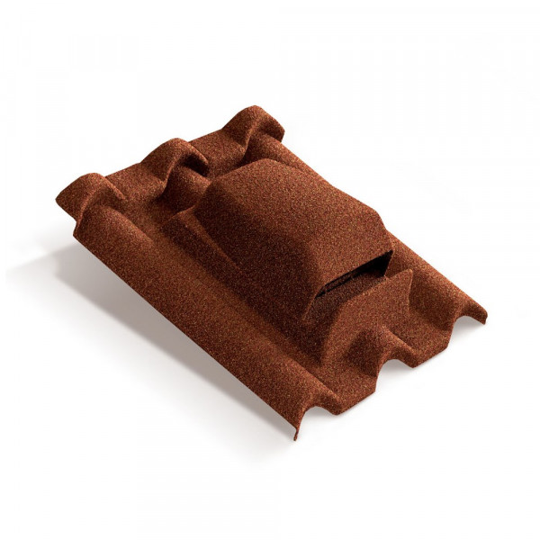 Вентилятор кровельный для композитной черепицы Metrotile RV75 Gallo терракотовый