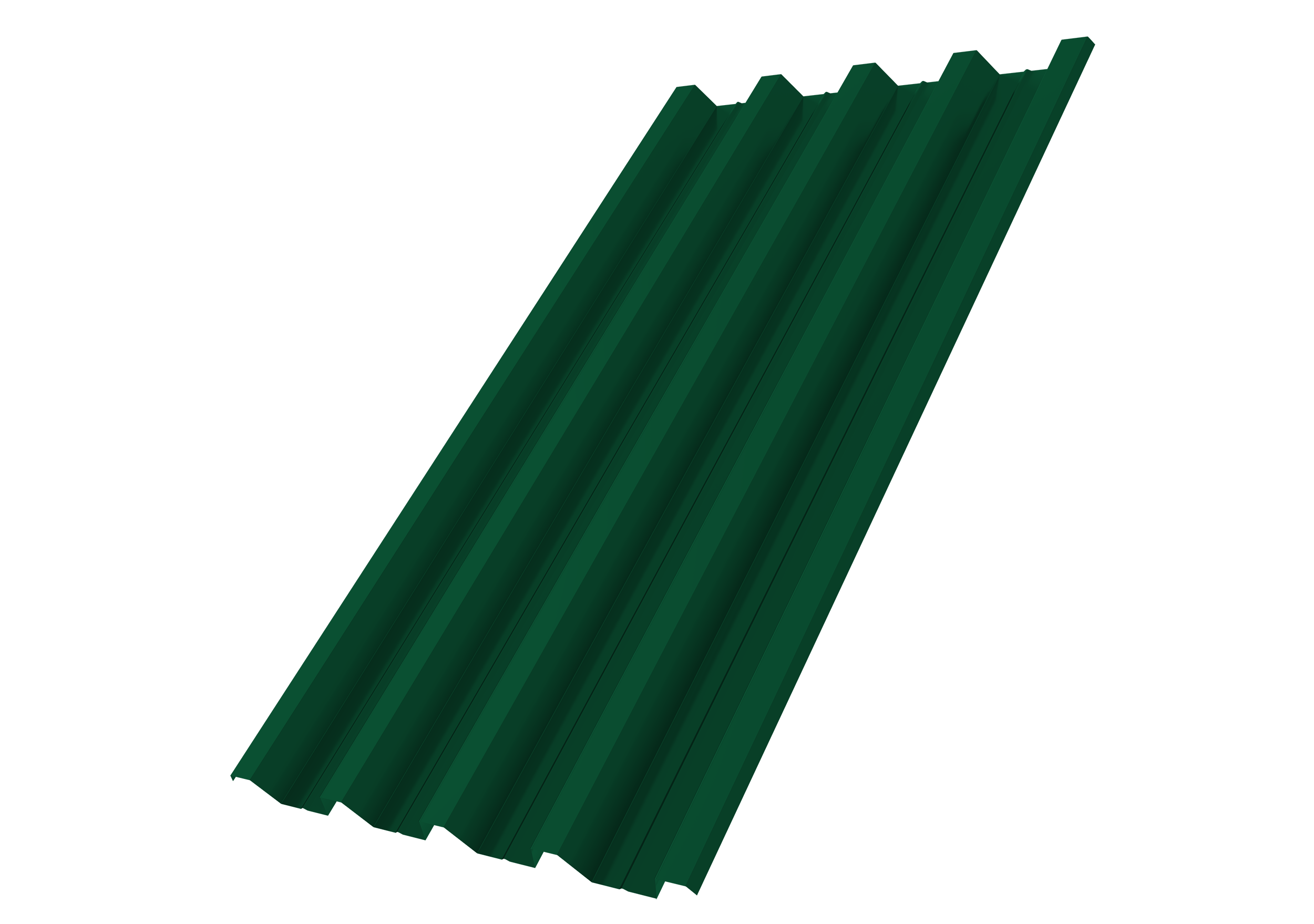 Профнастил Н60R v01 Grand Line 0,5 Satin Matt TX RAL 6005 зеленый мох