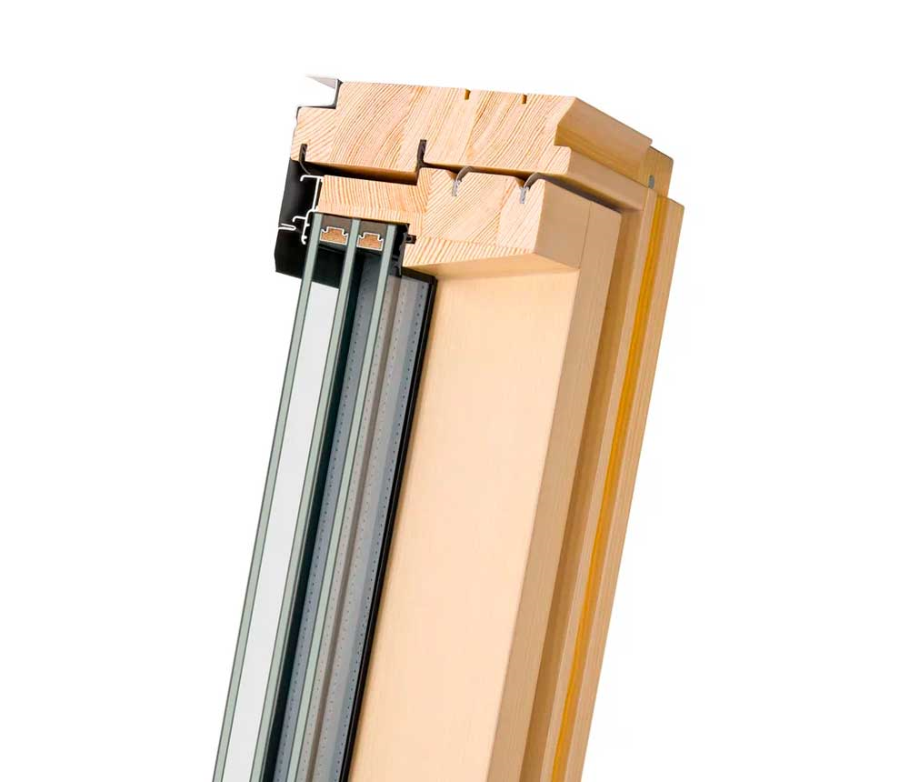 Окно мансардное FAKRO FTT U6 Thermo 94х118 (двухкамерное, энергосберегающее)