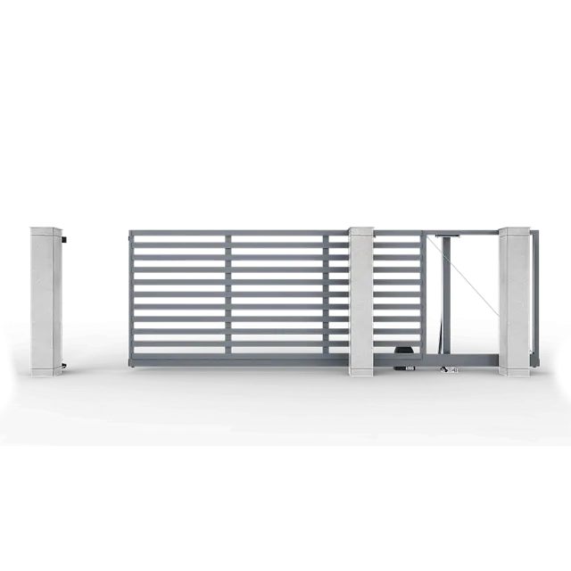 Автоматические откатные ворота Prestige 4 на 2 метра с приводом RTO-500 цвета RAL 7024