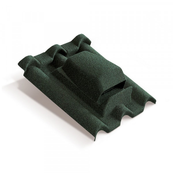 Вентилятор кровельный для композитной черепицы Metrotile RV75 Gallo темно-зеленый