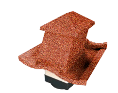 Вентилятор кровельный для композитной черепицы Metrotile HV15-15 MetroRoman терракотовый