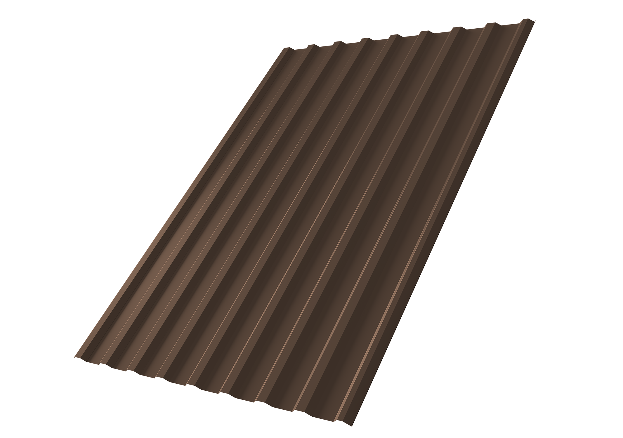 Профнастил С20R Grand Line 0,5 Rooftop Бархат RAL 8017 шоколад