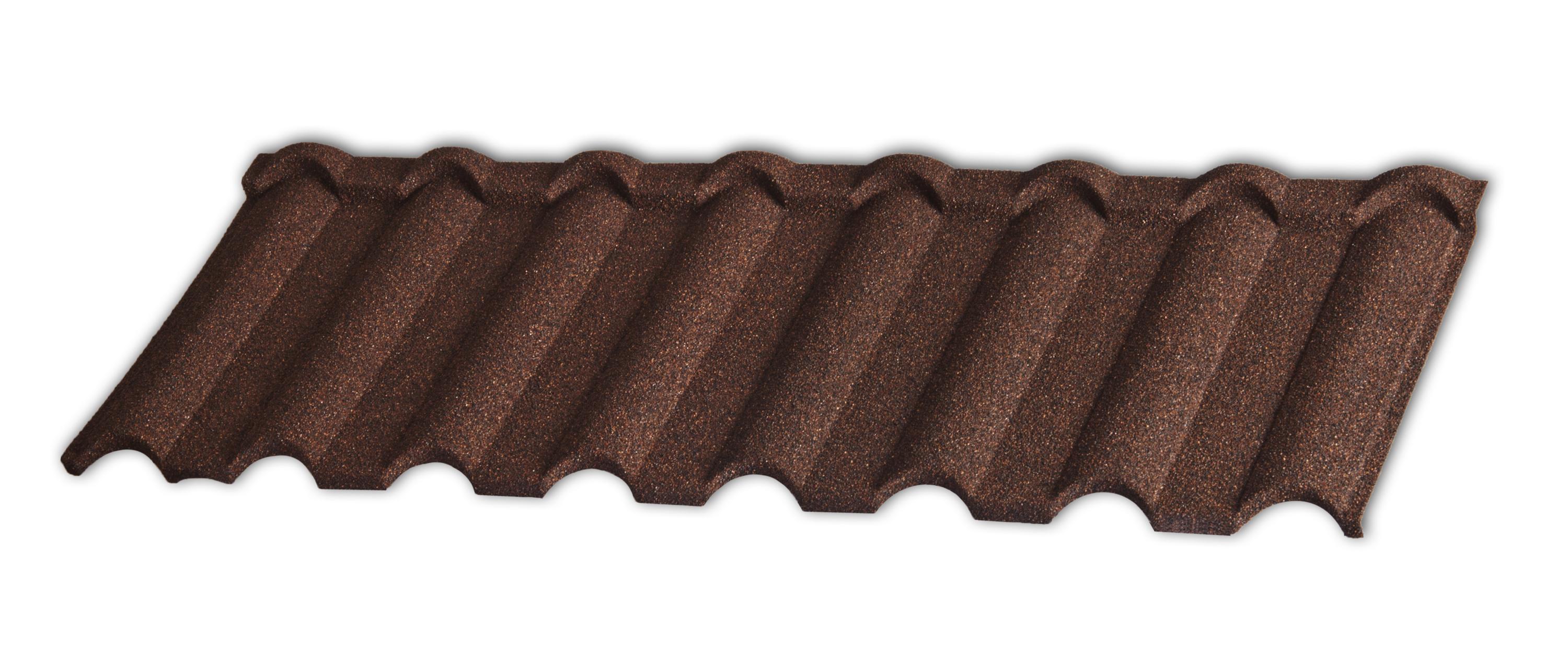 Лист композитной черепицы Gerard Milano chestnut