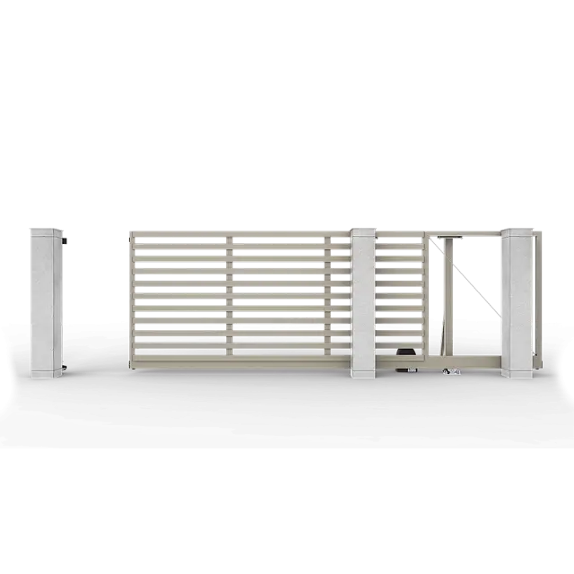 Автоматические откатные ворота Prestige 4 на 2 метра с приводом RTO-500 цвета RAL 7039M