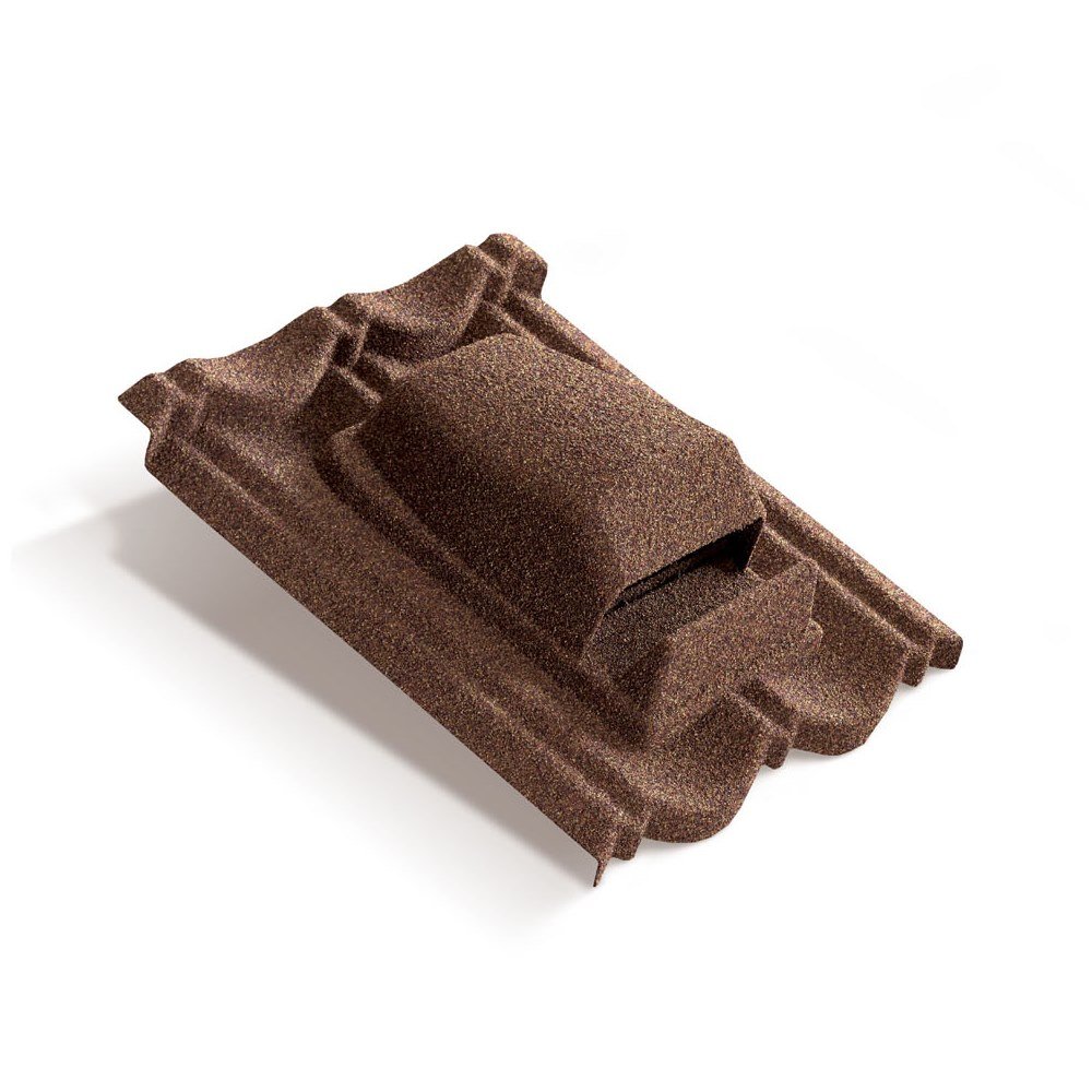 Вентилятор кровельный для композитной черепицы Metrotile RV75 MetroBond пустыня