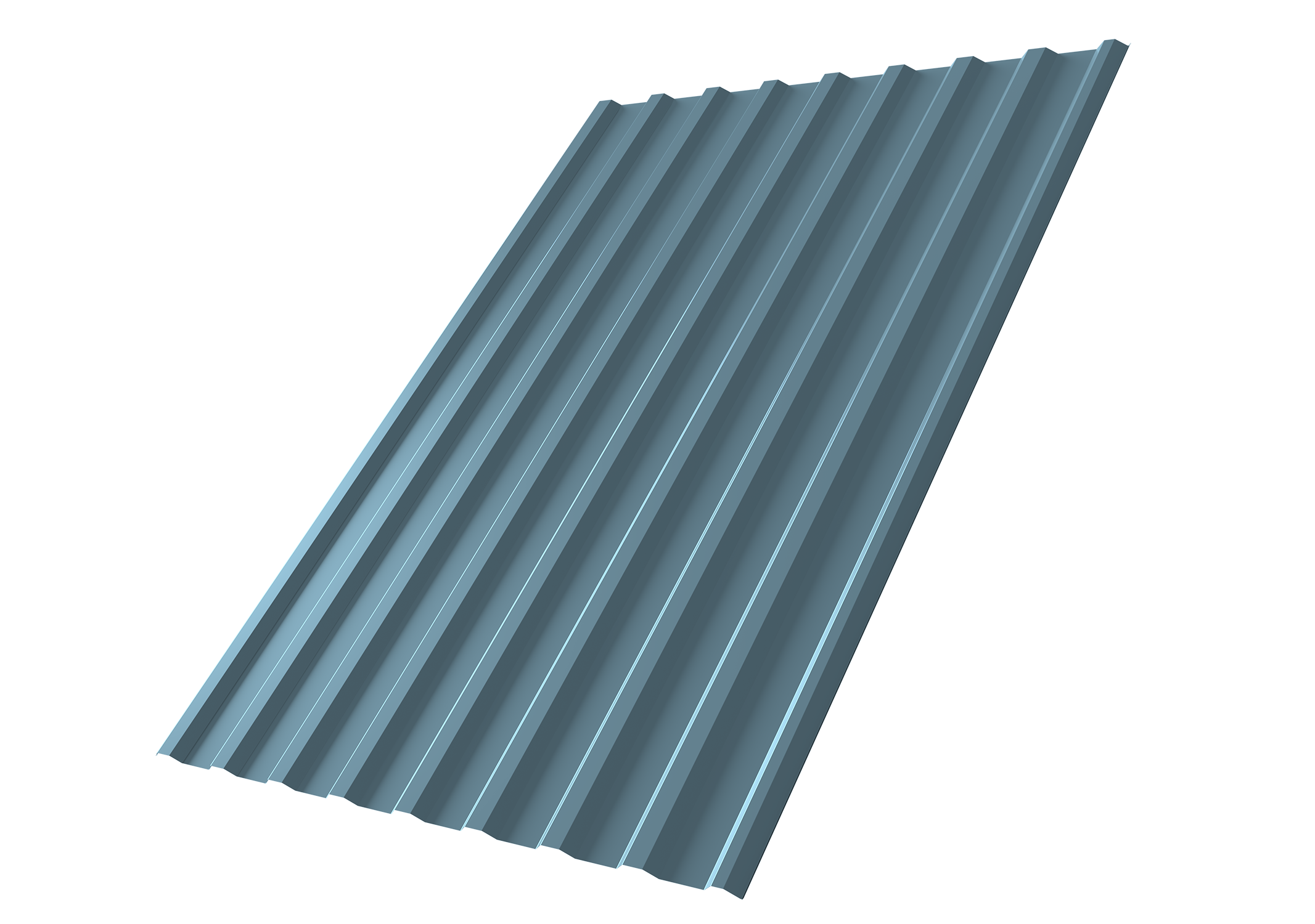 Профнастил С20R Grand Line 0,45 Drap TX с пленкой RAL 5024 пастельно-синий