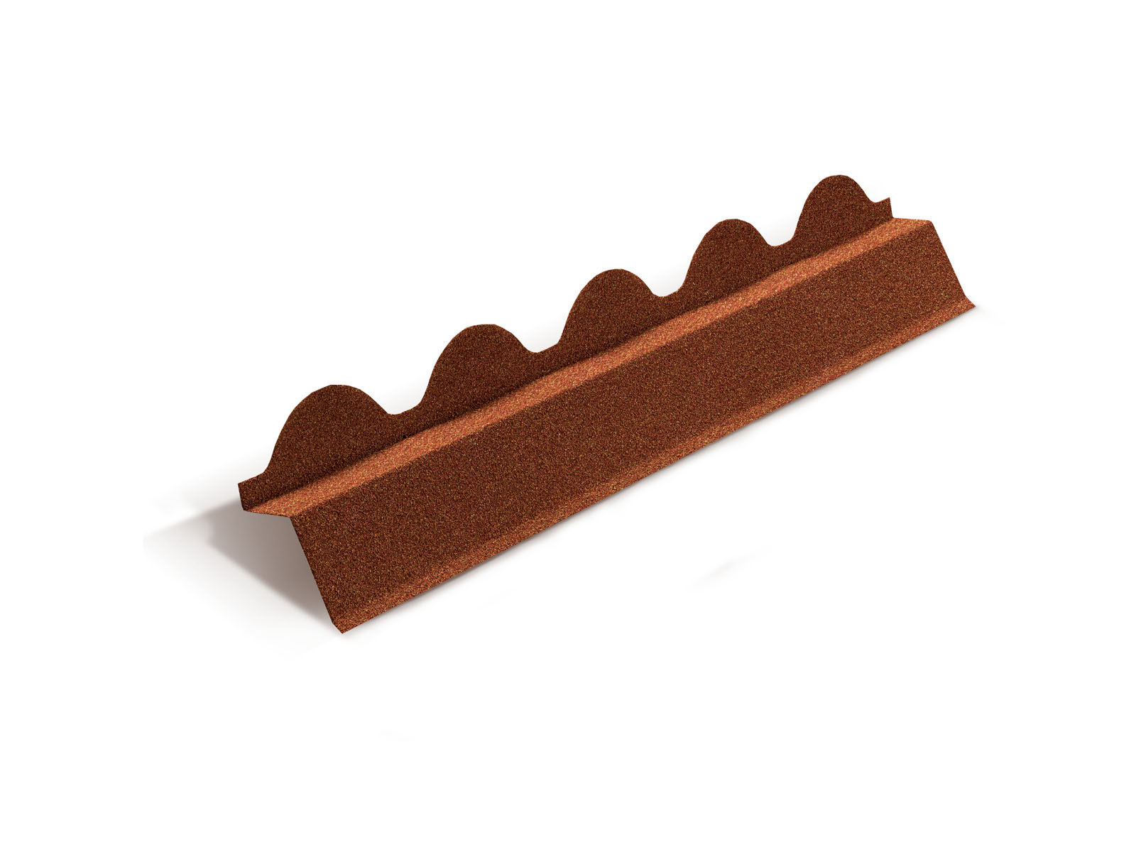 Планка карнизная для композитной черепицы Metrotile Romana терракотовый (1,1м)