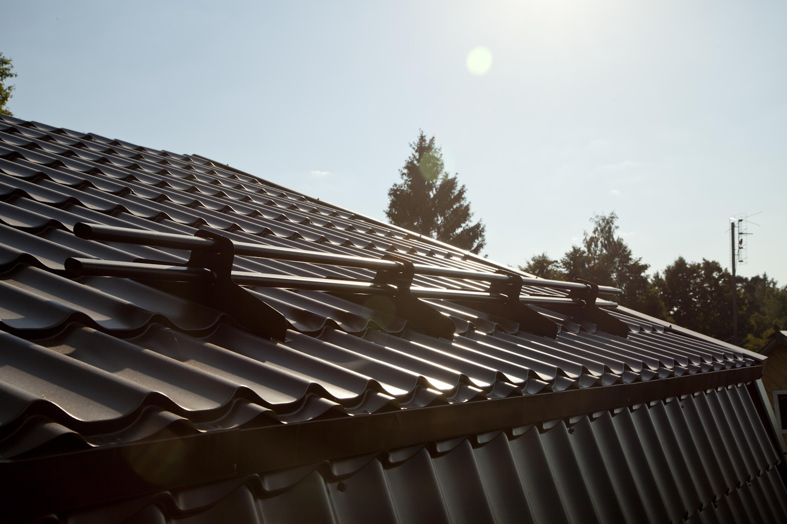 Снегозадержатель трубчатый Grand Line RAL 3003 1м