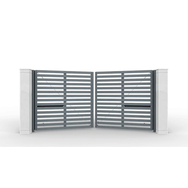 Автоматические распашные ворота Prestige 4 на 2 метра с приводом AM-3000KIT цвета RAL 7016M