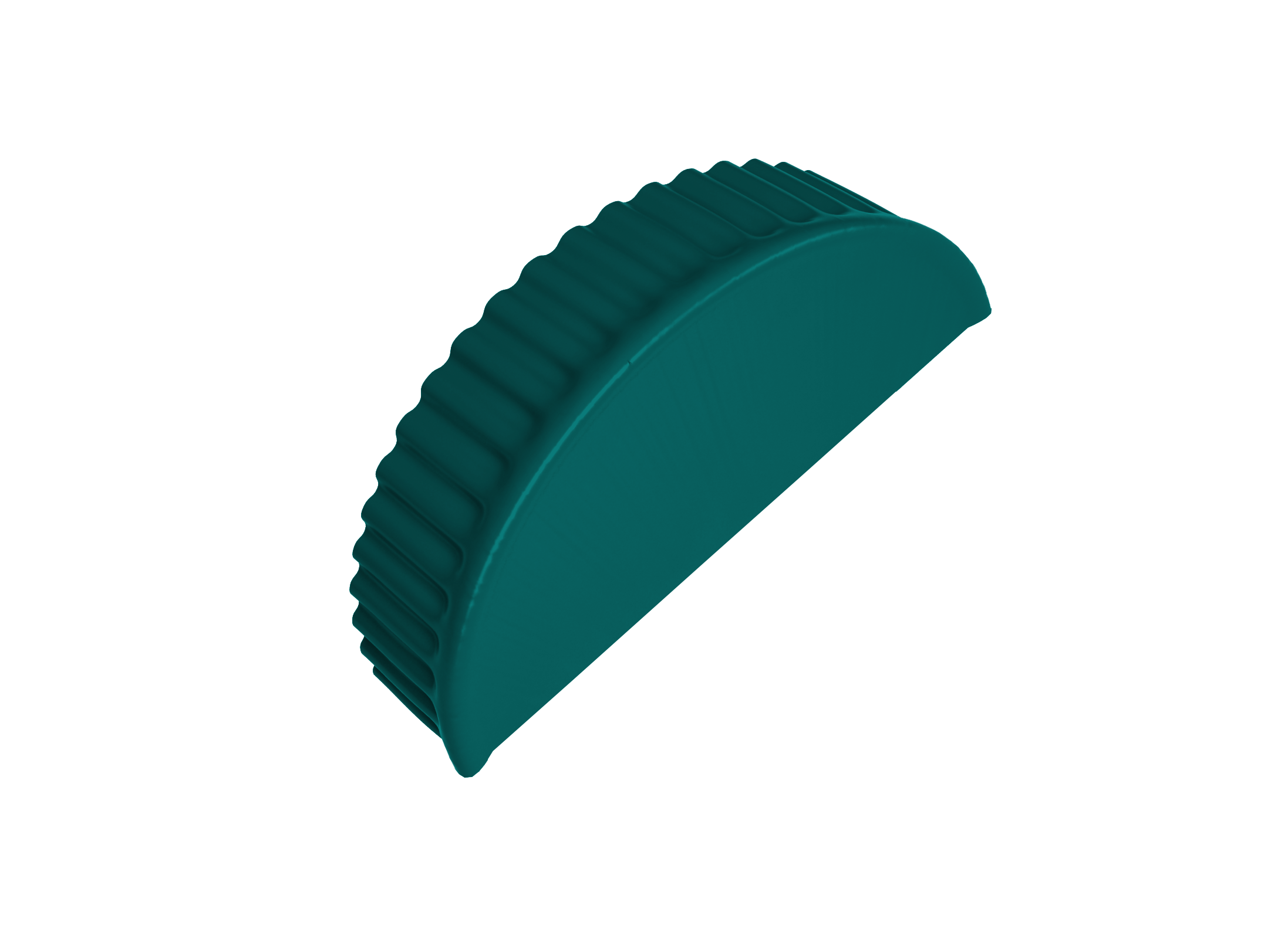 Заглушка торцевая 0,45 PE RAL 5021 водная синь