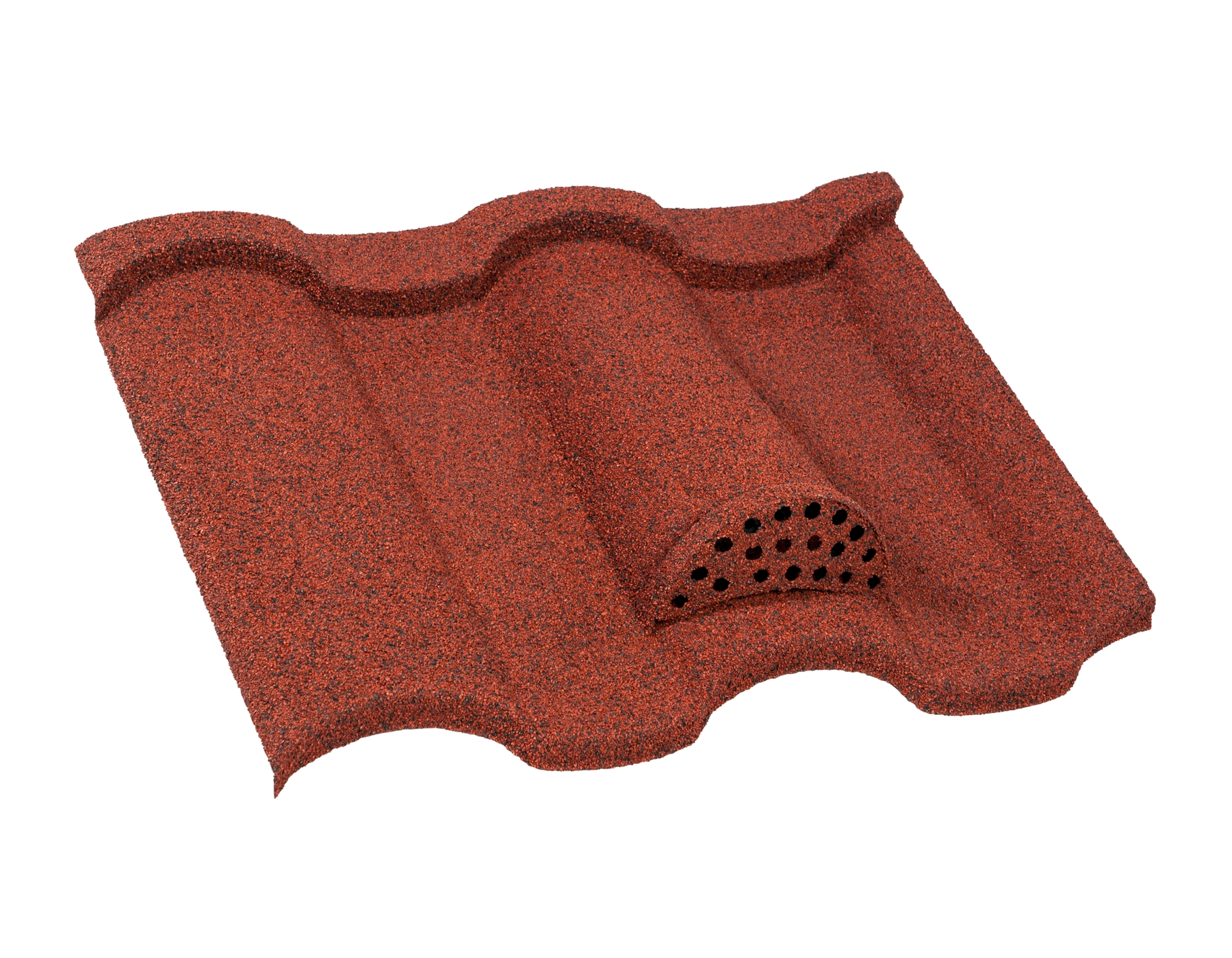 Вентилятор кровельный для композитной черепицы Luxard Roman бордо