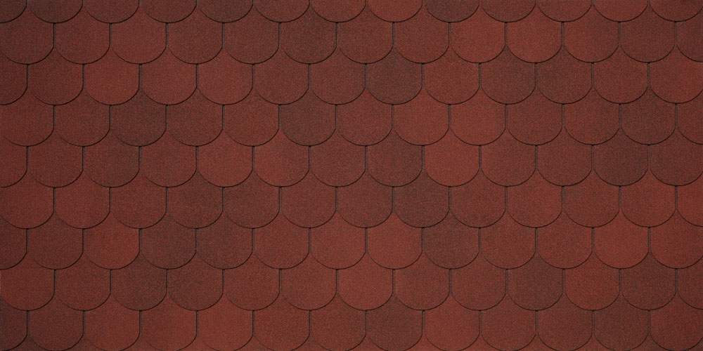 Черепица гибкая Tegola Assisi sangiovese 400 (красный cанджовезе)