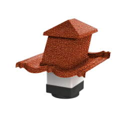 Вентилятор кровельный для композитной черепицы Metrotile HV15-15 MetroBond терракотовый