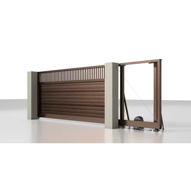 Автоматические откатные ворота ALUTECH Prestige 4500x2000 мм