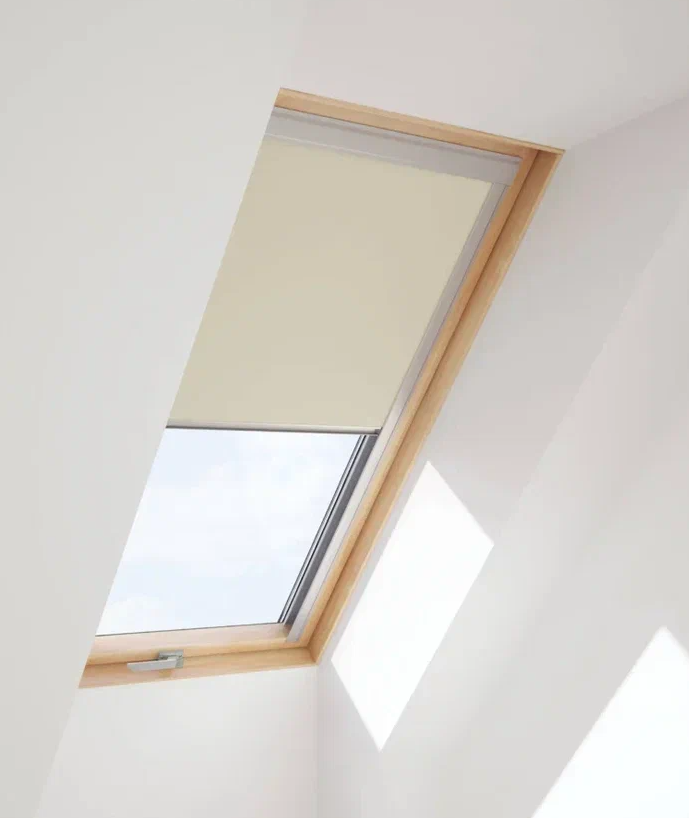 Штора затемняющая DAKEA Contrio DUA 66х118 бежевый