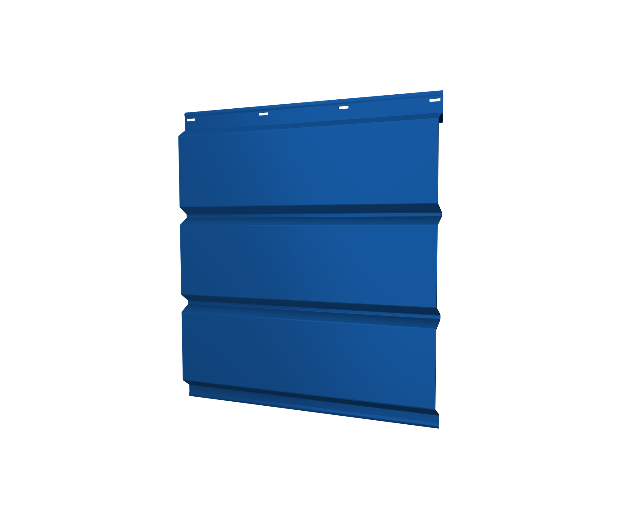 Софит металлический Grand Line без перфорации 0,45 PE с пленкой RAL 5005 сигнальный синий