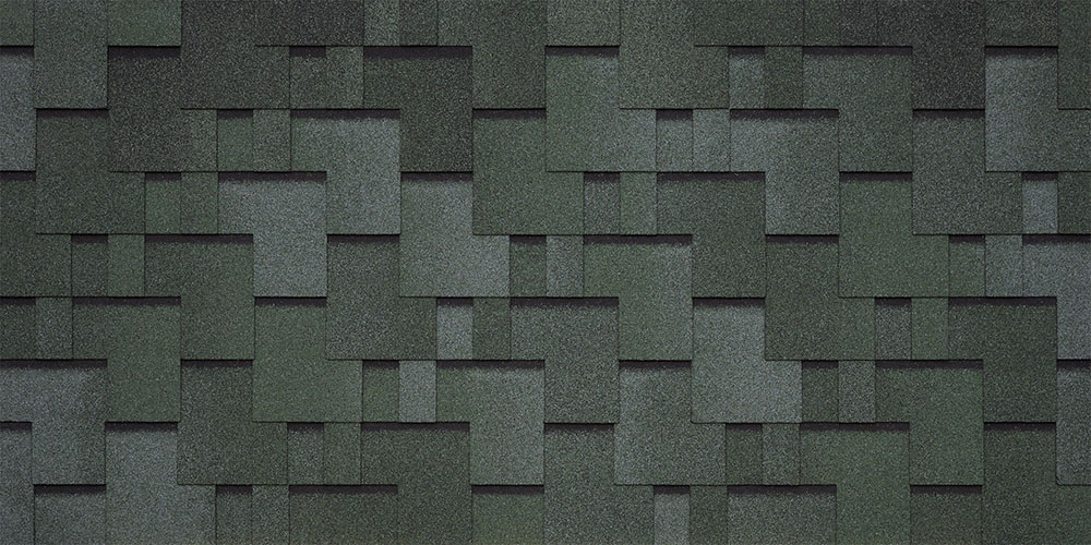 Черепица гибкая Tegola Lazio verde 474 (зеленый)