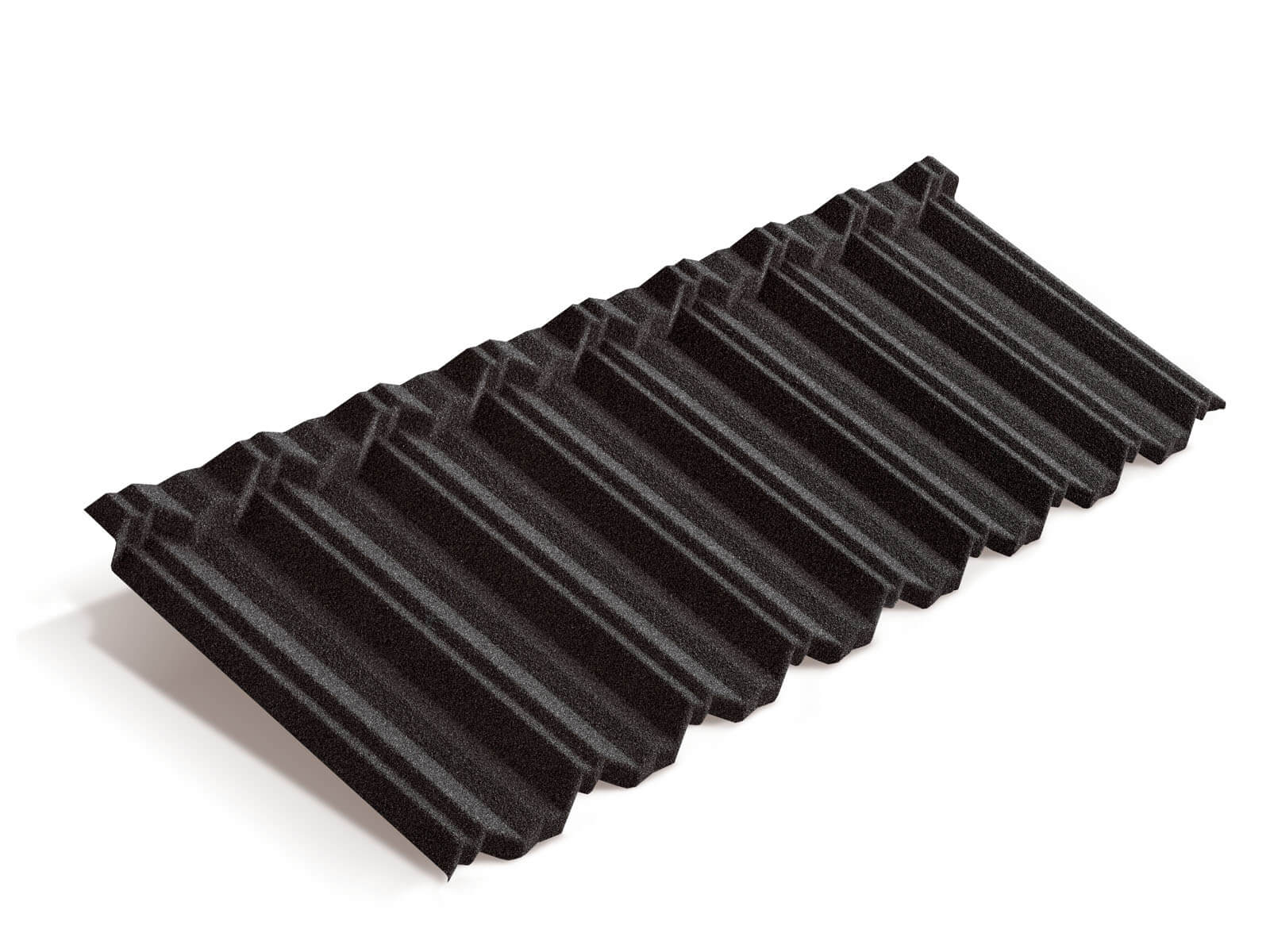 Лист композитной черепицы Metrotile MetroClassic черный