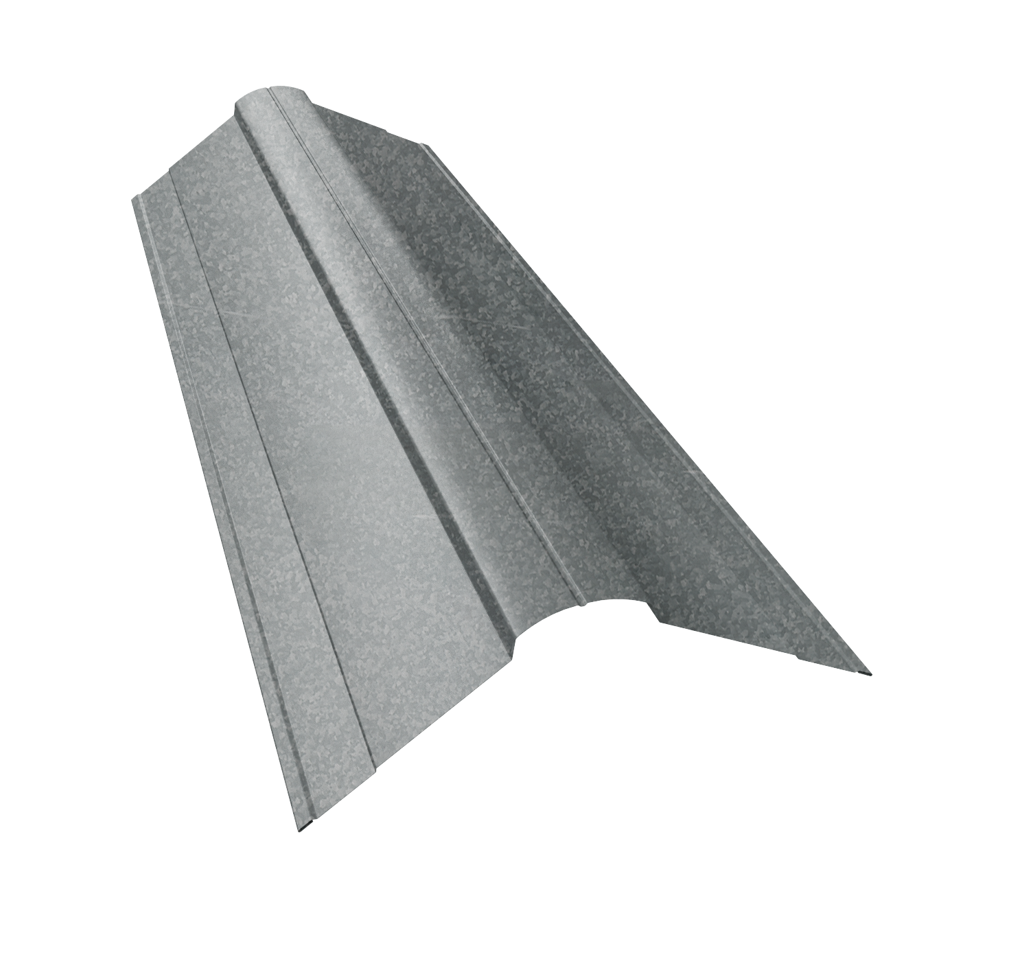 Планка конька фигурного 100x100 0,45 Zn (3м)