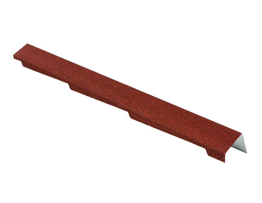 Планка торцевая правая для композитной черепицы Luxard бордо (1,25м)