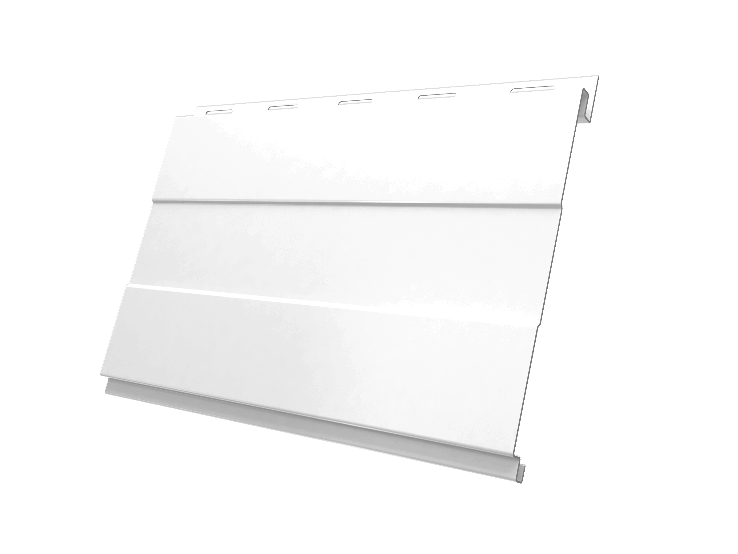 Софит Вертикаль 0,2 prof Grand Line 0,5 PE с пленкой RAL 9003 сигнальный белый