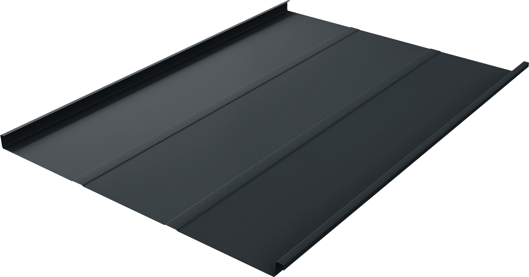 Фальц двойной стоячий Line Grand Line 0,45 Drap ST с пленкой на замках RAL 7016 антрацитово-серый