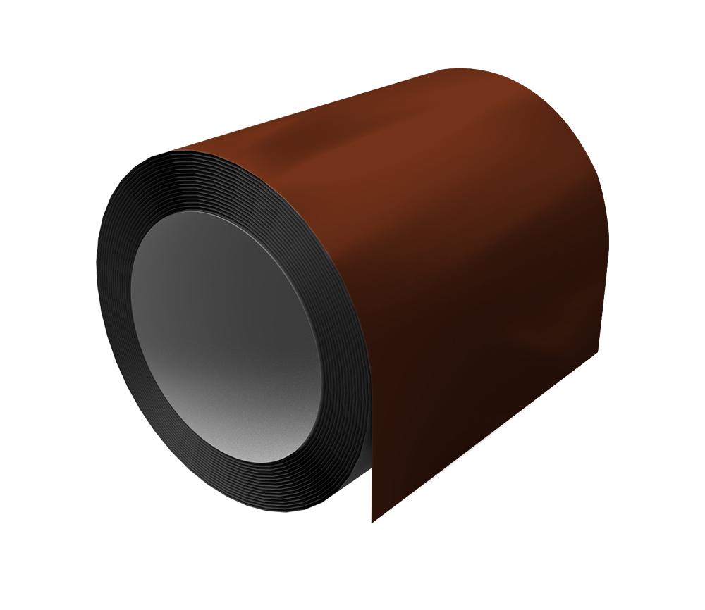 Отмотка Grand Line 0,45 PE с пленкой RAL 3009 оксидно-красный