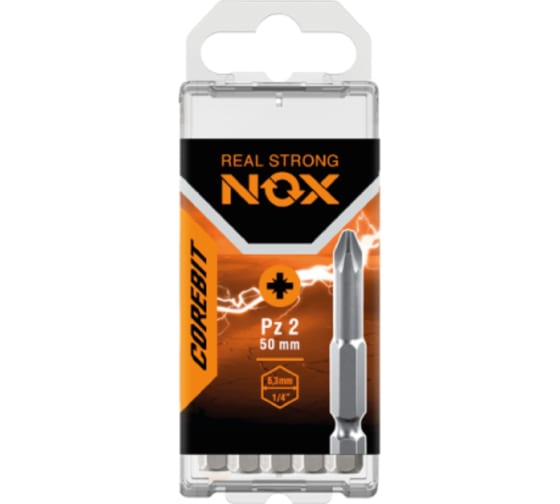 Бита Nox Corebit Pz2, 50мм E6,3 10 штук (330250)
