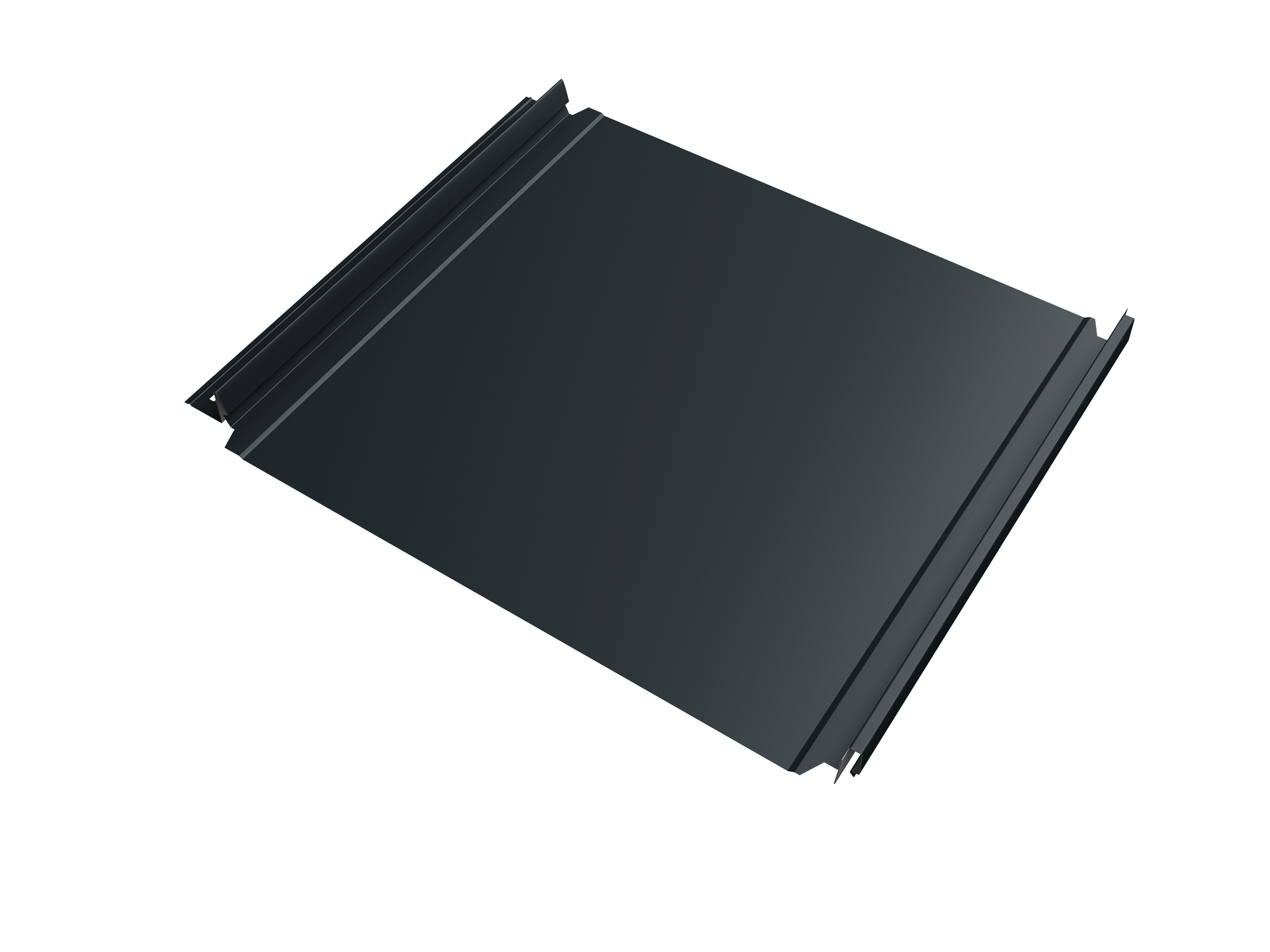 Кликфальц Double Pro Grand Line 0,5 PurPro Matt 275 с пленкой на замках RAL 7016 антрацитово-серый