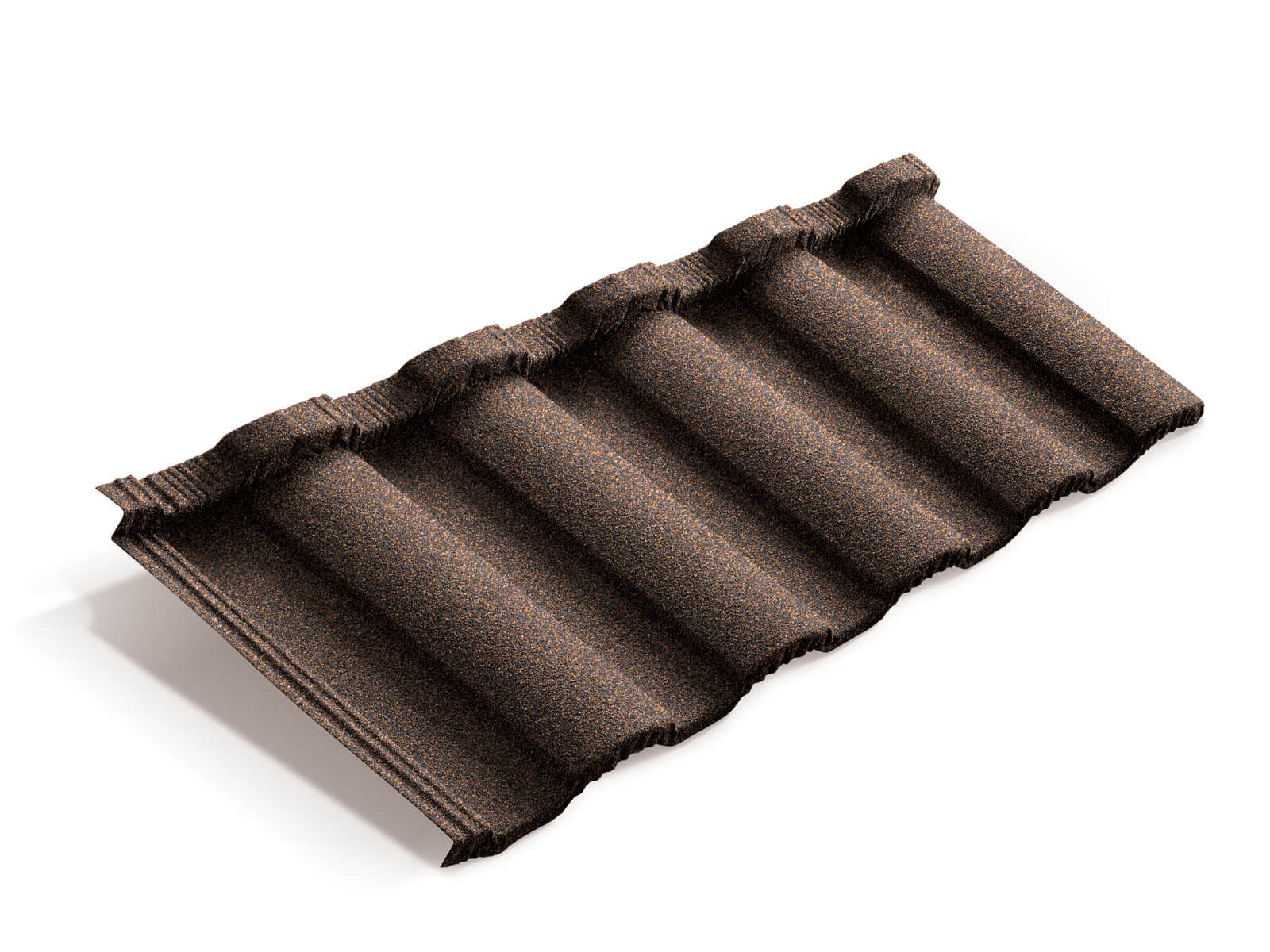 Лист композитной черепицы Metrotile MetroRoman кофе