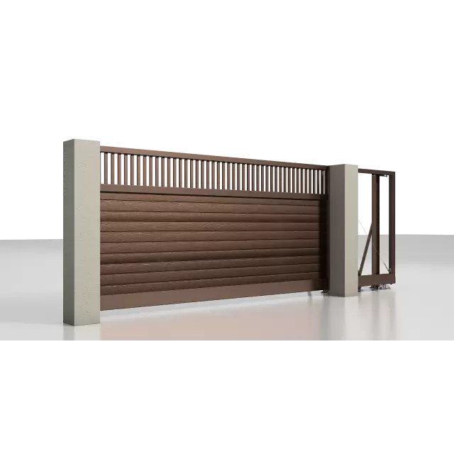 Автоматические откатные ворота ALUTECH Prestige 4500x2000 мм